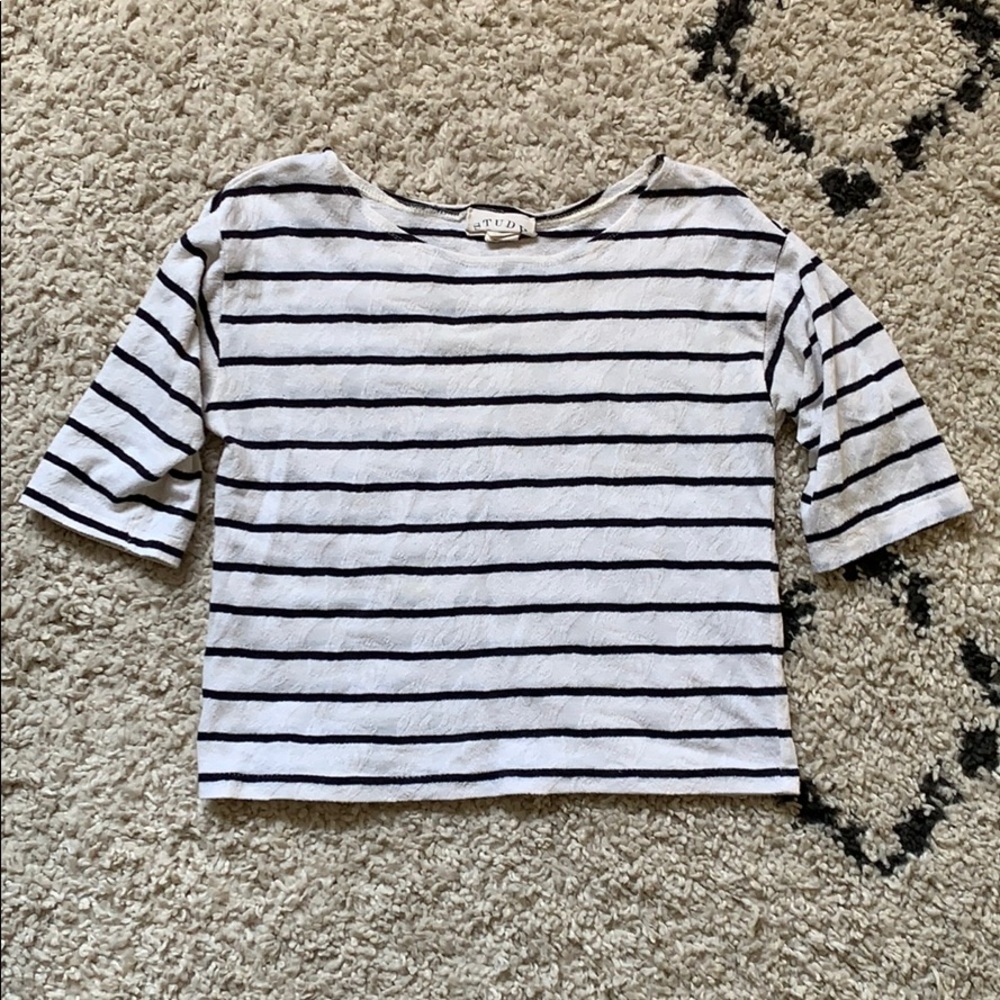 Study New York stripe top